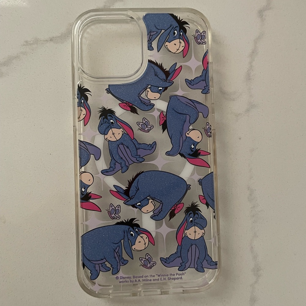 Disney Winnie the Pooh Eeyore iPhone 16 Clear Meg Safe Phone Case